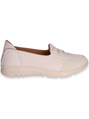 Solmaz Solly Performance Bej Lastikli Bez Babet Kadın Spor