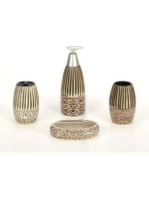 UltraMint Şık ve Kullanışlı Seramik Banyo Seti, Modern Tasarım ve Kolay Temizlik