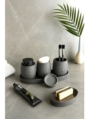 UltraMint Şık 5'li Banyo Seti, Modern ve Fonksiyonel Tasarım