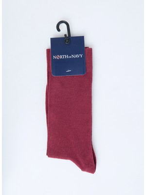 North Of Navy Bordo Erkek Soket Çorap E-Soket.