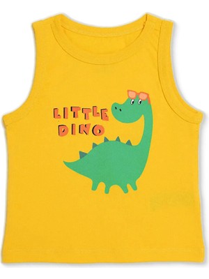 Hellobaby Hellobaby, Erkek, Atlet Tshirt, Hayvan Baskılı, Bisiklet Yaka, Diz Altı, Atlet