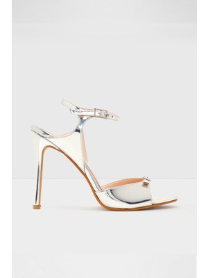 Aldo Leni-Tr Sandalet Yüksek Topuklu Sandalet Abiye Sandalet - Metalik