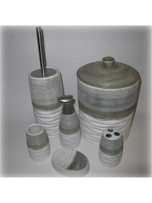 UltraMint Pratik ve Şık 6'lı Banyo Seti, Konforu ve Temizlikte Kolaylık Sağlar