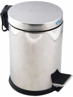 Uğur 3 Litre Pedallı Paslanmaz Çelik Çöp Kutusu, Pratik ve Şık Tasarım