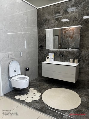 UltraMint Pratik ve Şık Banyo Klozet Takımı Paspaslı Set, Konfor Sağlayan Tasarım