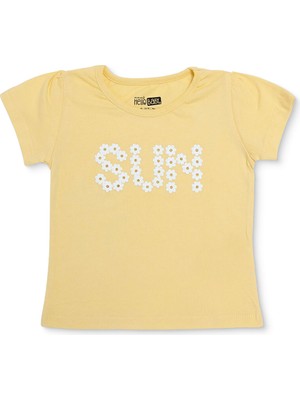 Hellobaby Hellobaby, Kız, Tshirt, Yazı Baskılı, Bisiklet Yaka, Kısa Kol