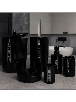 UltraMint 6 Parça Porselen Banyo Seti, Şık ve Kullanışlı Tasarım