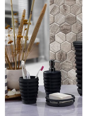 UltraMint Şık 3'lü Banyo Seti, Gri Renk, Konfor ve Kalite Bir Arada