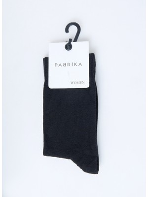 Fabrika Siyah Kadın Soket Çorap Ymr-Kksnye