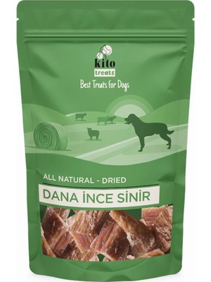 Braventa Collection Dana Ince Sinir Çiğnemelik Köpek Ödül Maması %100 Doğal, Glutensiz, Organik 100 gr