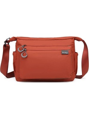 Smart Bags Ekstra Hafif Kumaş Postacı Çantası BC 3146 - Kiremit