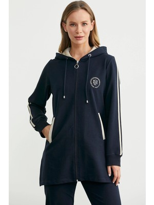 Hazego Sementa 76498 Kapüşonlu Tam Fermuarlı Eşofman Takım