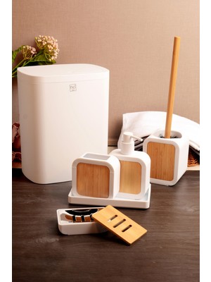 UltraMint Şık ve Modern Beyaz Banyo Seti, Pratik Kullanım Için Ideal Seçenek