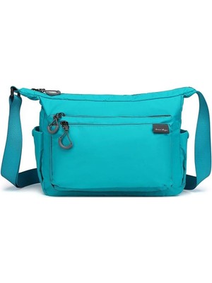 Smart Bags Ekstra Hafif Kumaş Postacı Çantası BC 3146 - Turkuaz