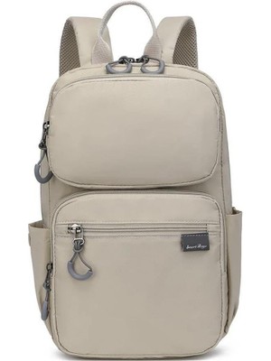 Smart Bags Extra Hafif Kumaş Uniseks Sırt Çantası BC 3142 - Bej