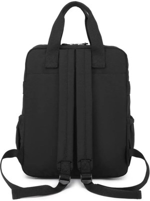 Smart Bags Büyük Boy Krinkıl Kumaş Sırt Çantası BC 1175 - Siyah