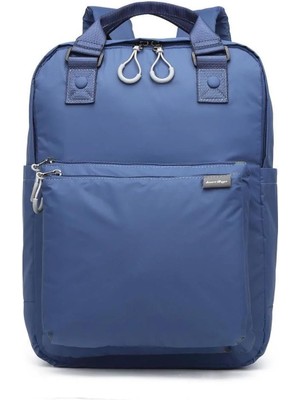 Smart Bags Ekstra Hafif Kumaş Unisex Sırt Çantası K21-3203 - Lacivert