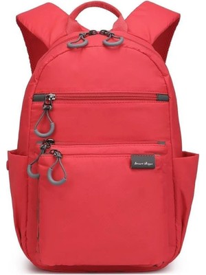 Smart Bags Küçük Boy Ekstra Hafif Uniseks Sırt Çantası BC 3137 - Kırmızı