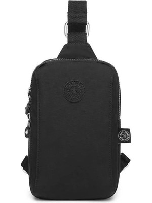 Smart Bags Krinkıl Kumaş Bodybag Uniseks Metalik Postacı Çantası BC 3105 - Metalik Siyah