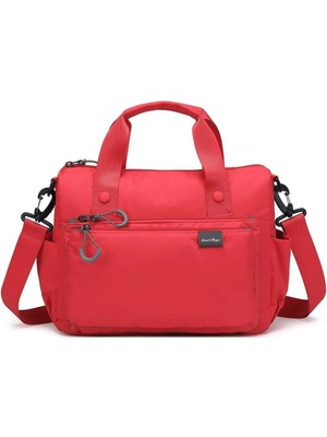 Smart Bags Extra Hafif Kumaş Kadın Postacı Çantası BC 3141 - Kırmızı