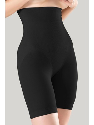 Hazego Kadın Çift Kat Mideli Parçalı Korse Sıkılaştırıcı Shapewear