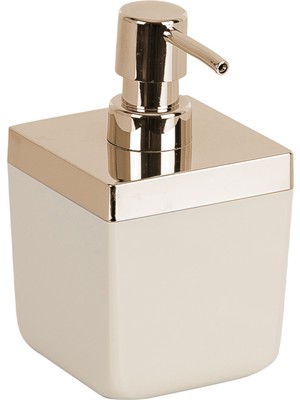 UltraMint Şık ve Modern Banyo Seti, Bej ve Altın Detaylar, Zarif Tasarım