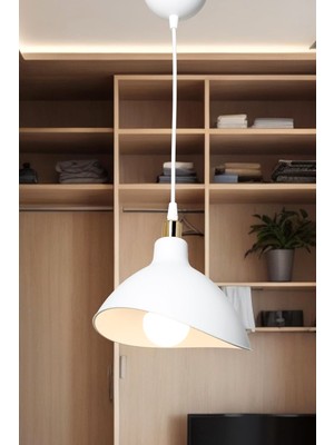 Braventa Collection Ag Lightdesign Beyaz Sarkıt Avize Yatak Odası Salon Mutfak Koridor Lamba 22 AGNM44
