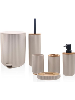 UltraMint 6 Parça Krem Banyo Seti, Şık ve Ferahlatıcı Bakım Deneyimi