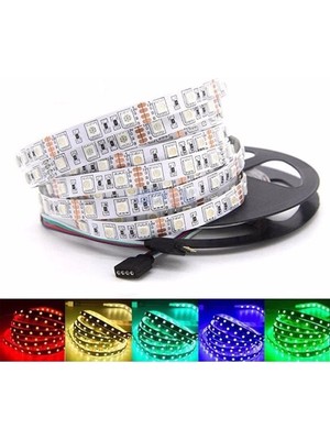 3 Çipli Rgb Iç Mekan Şerit LED 5 Metre - Lisinya