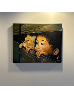 Atölye Sonart Umuda Bakış -Yağlı Boya Tablo