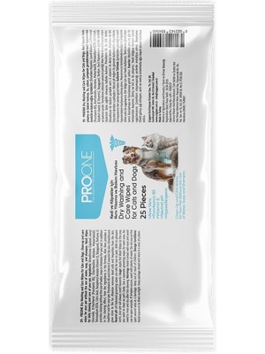 Braventa Collection Pro One Kedi ve Köpekler Için Kuru Yıkama ve Bakım Havlusu 25 Adet - Çok Renkli