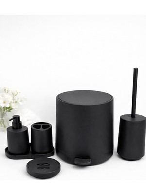 UltraMint Yumuşak ve Şık 5 Parça Banyo Seti, Konfor ve Zarafet Sunar