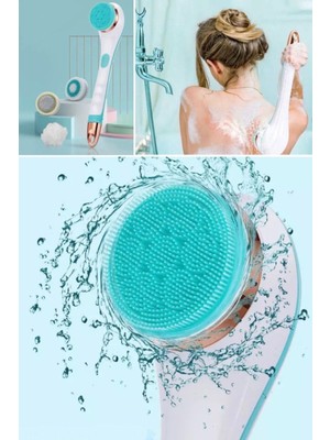 UltraMint 4'ü 1 Arada Şarjlı Çok Fonksiyonlu Vücut Temizleme Fırçası