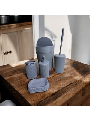 UltraMint 5'li Banyo Seti, Şık ve Kullanışlı Banyo Aksesuarları Paketleri