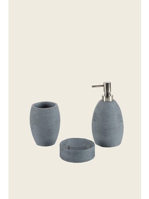 UltraMint Modern 3 Parça Gri Banyo Seti, Şıklık ve Fonksiyonellik Bir Arada