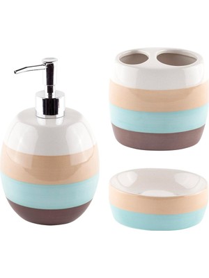 UltraMint Konforlu ve Şık 3'lü Banyo Seti, Temizlik ve Bakım Için Ideal Seçenek