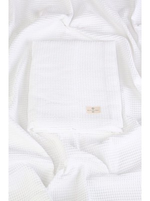 Braventa Collection Garıbannı Organıc Bebek Pikesi (Beyaz)