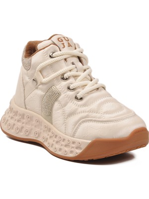 Guja 25K316 Z Polarlı Bej Kadın Yarım Bot