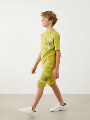 Lc Waikiki Yeni Sezon Beli Lastikli Erkek Çocuk Kargo Şort