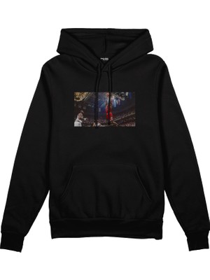 The Lucid Lab Michael Jordan Chicago Bulls 1997 Oversize Hoodie- Siyah