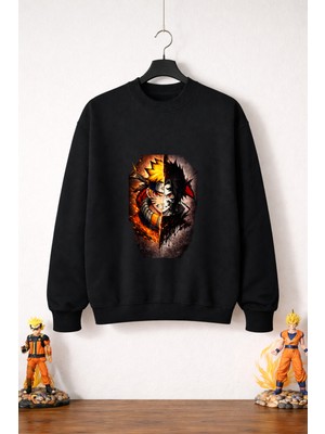 Petite Pati Naruto Sasuke 3  Sweatshirt (3 Iplik %100 Pamuk)