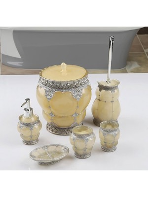UltraMint Şık ve Konforlu 6 Parça Banyo Takımı, Huzurlu Banyo Deneyimi