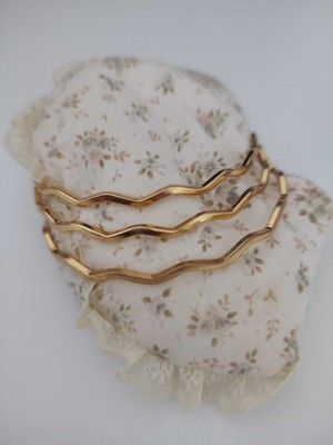 TrendyX 3lü Zikzak Çelik Bileklik - Çelik