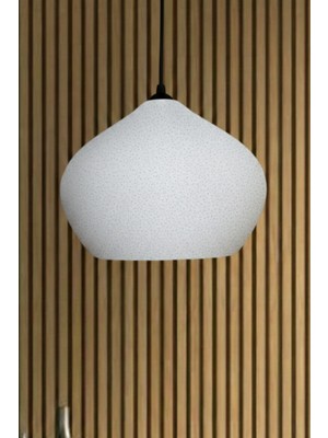 Decory Orionis Dokulu Yüzey Avize Yatak Odası,Oturma Odası Tasarım Tekli Sarkıt Avize (PLASTİK) E27