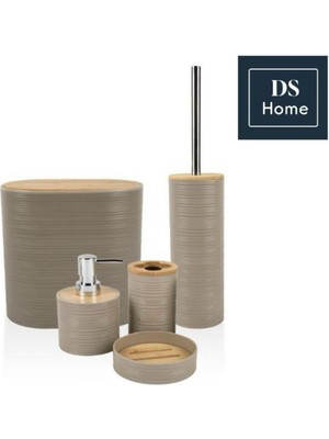 UltraMint Şık 5 Parça Oval Banyo Seti, Pratik ve Kullanışlı Tasarım