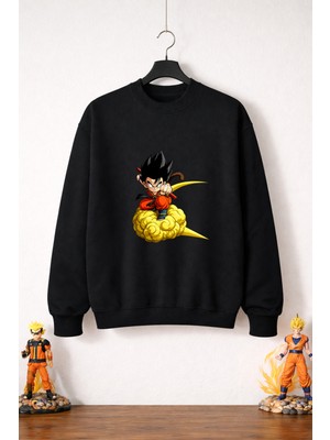 Petite Pati Dragon Ball Goku 17  Sweatshirt (3 Iplik %100 Pamuk)
