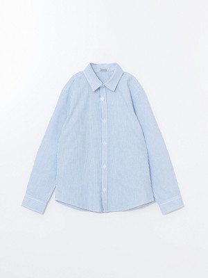 Lc Waikiki Yeni Sezon Uzun Kollu Çizgili Erkek Çocuk Gömlek