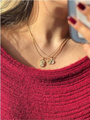 Luciaonline Çelik Gold Sea Kolye