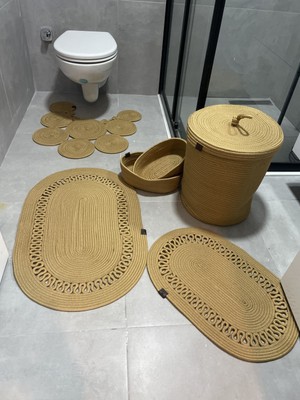 UltraMint Banyo Takımı Çamaşır Sepeti ve Organizer Seti, Pratik Kullanım