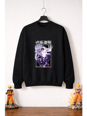 Petite Pati Jujutsu Kaisen  Sweatshirt (3 Iplik %100 Pamuk)